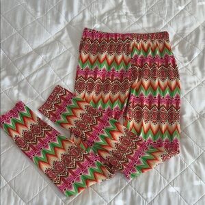 Colorful Geometric Pattern Leggings